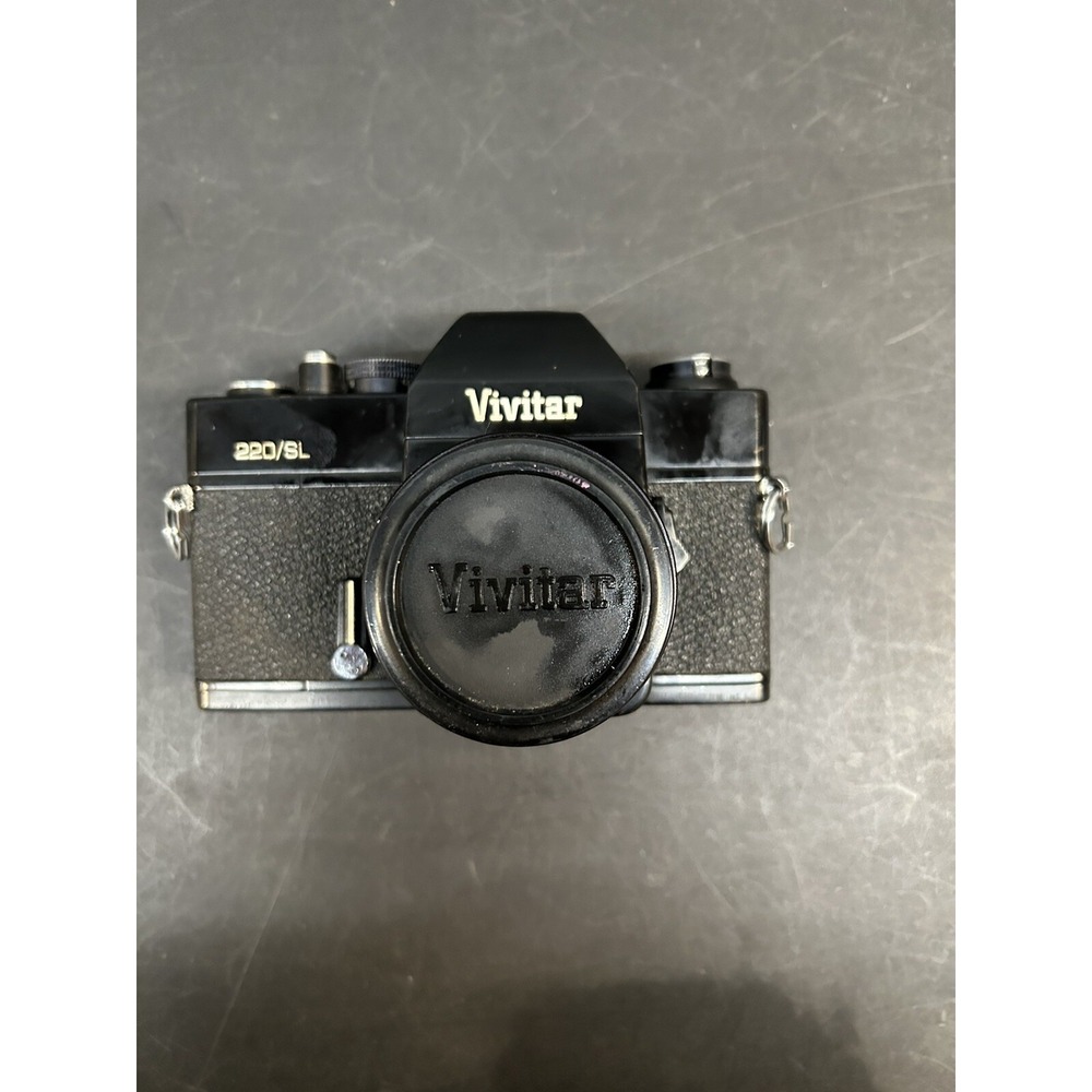 Vivitar 220SL 35mm Film Camera with 50mm F1.8 Lens - Tested